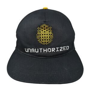 Unauthorized Snapback 5 Panel Cap Black One Size Adjustable Jurassic World